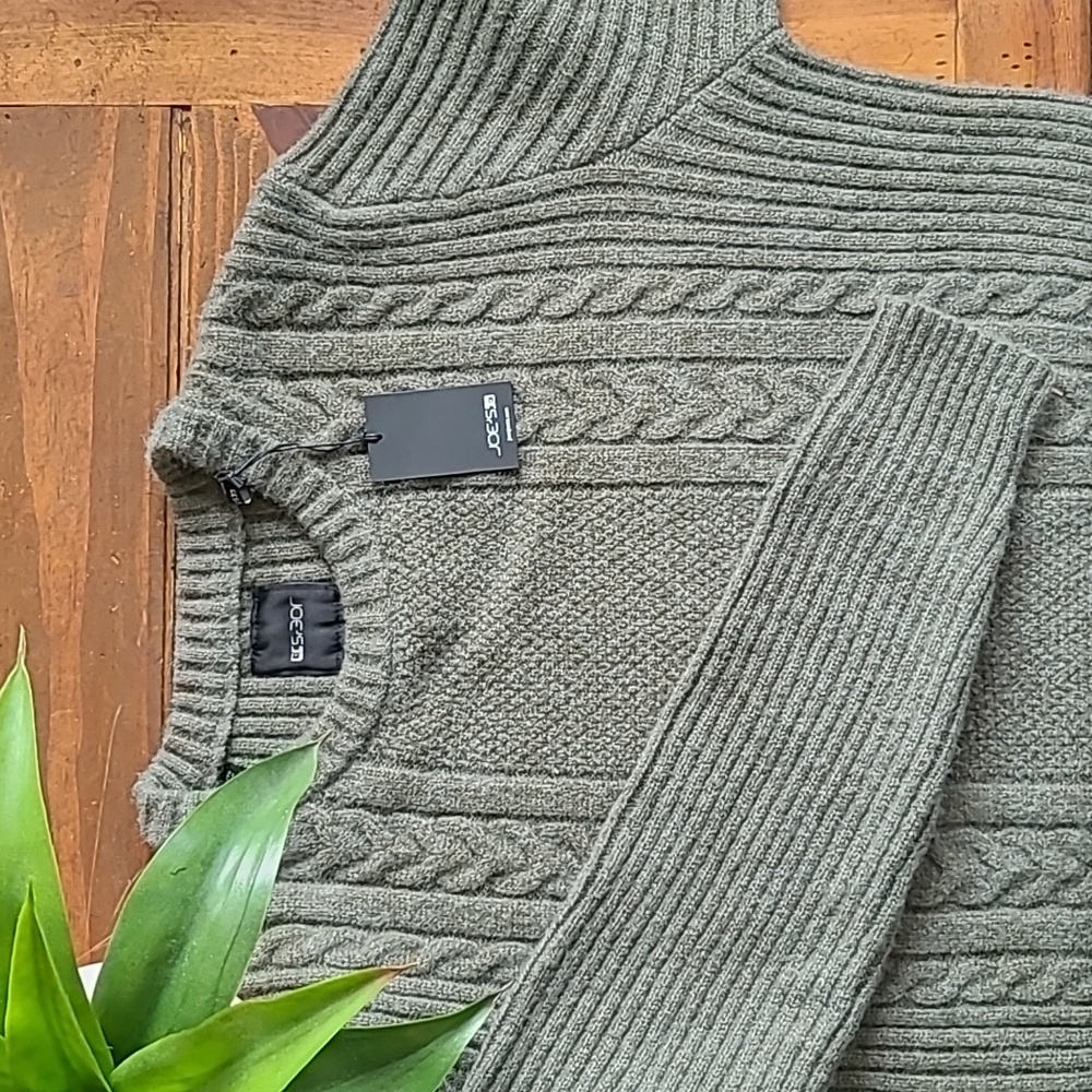 BNWT Joe's Jeans Cable Knit Sweater XL